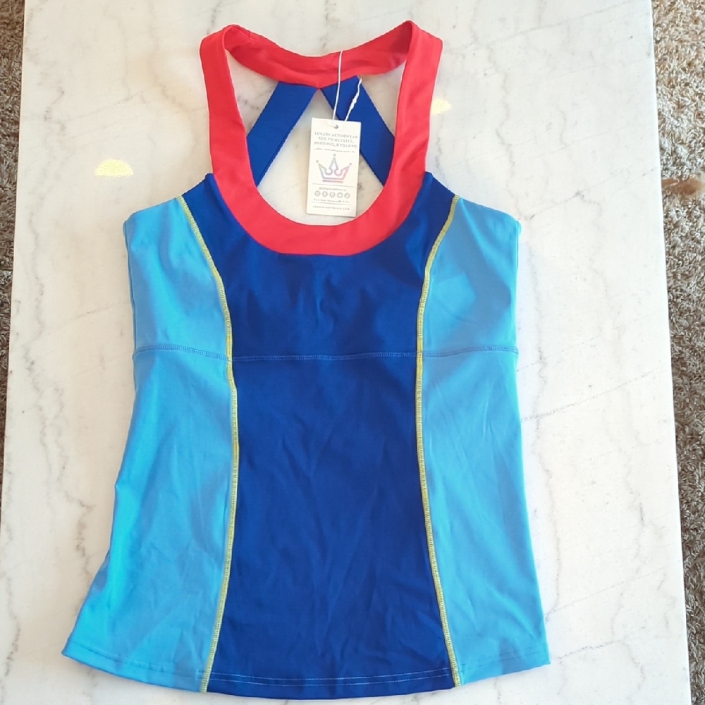 NWT Crowned Athletics Fairest Heart Princess Athletic Tank Top